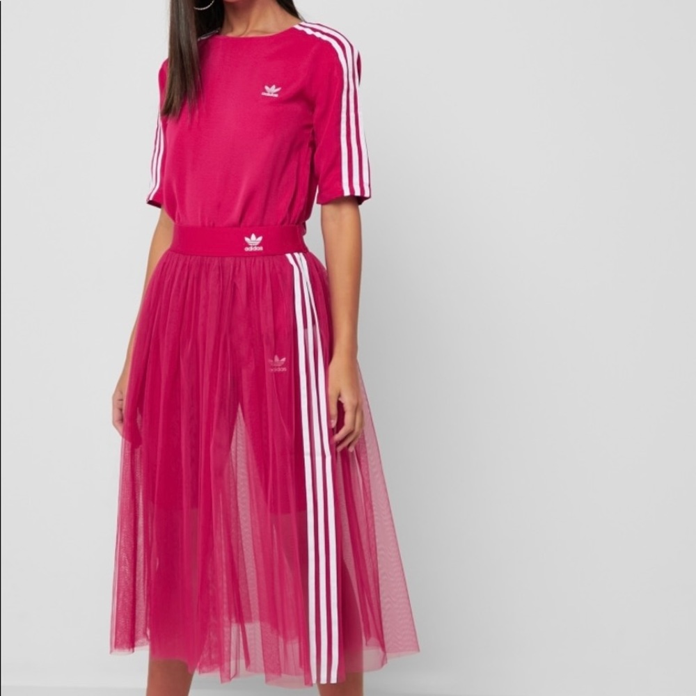 Adidas Original Pink Tulle Skirt